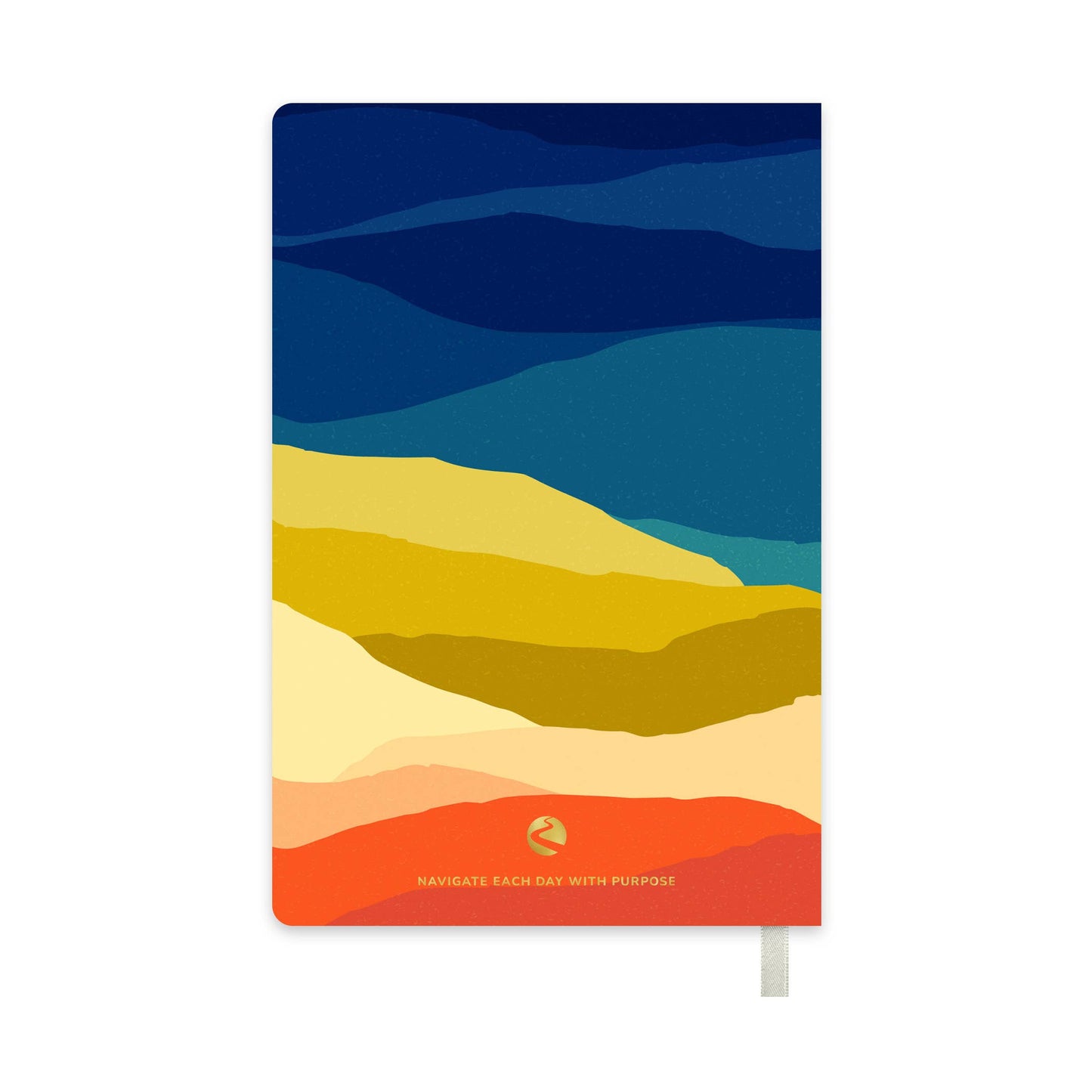 Softcover Journal – A5, Lined Pages, Gold Trim