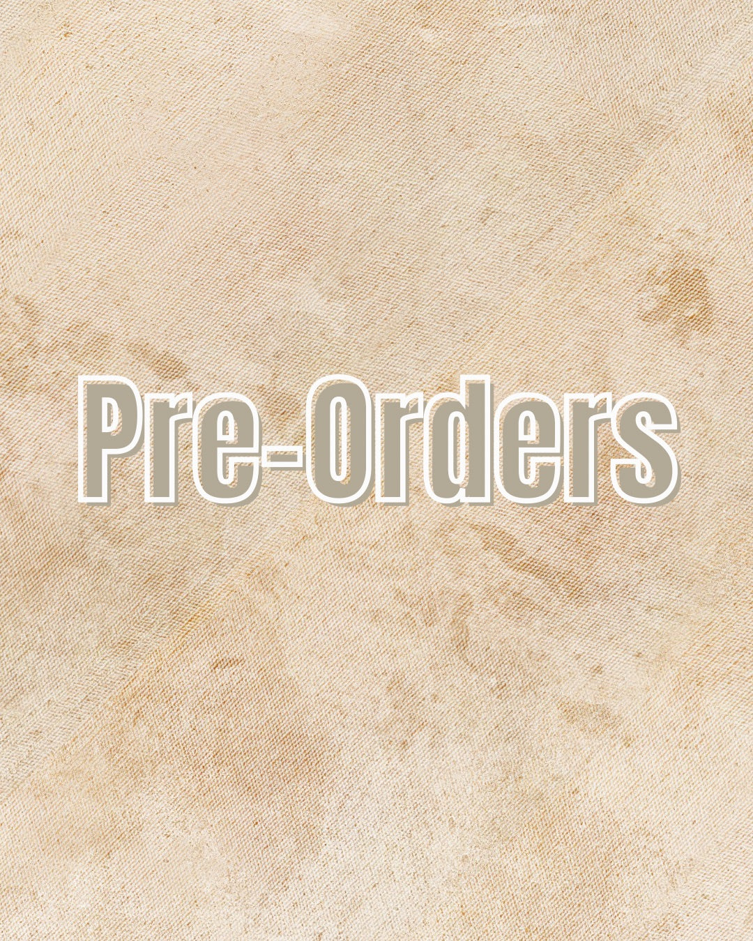 Pre- Order Books