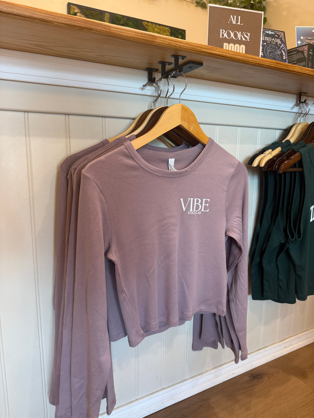 Long sleeve Ribbed Vibe shirt
