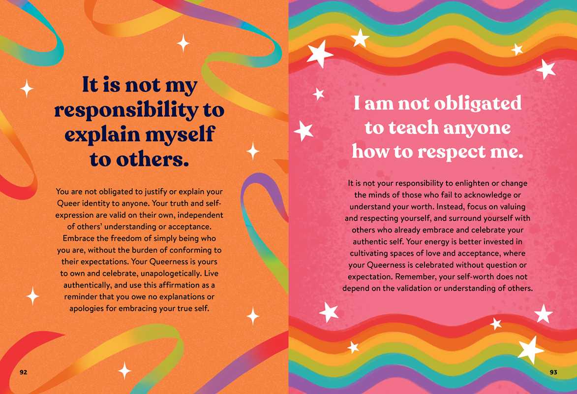 Affirmations for Queer People by Jess Vosseteig