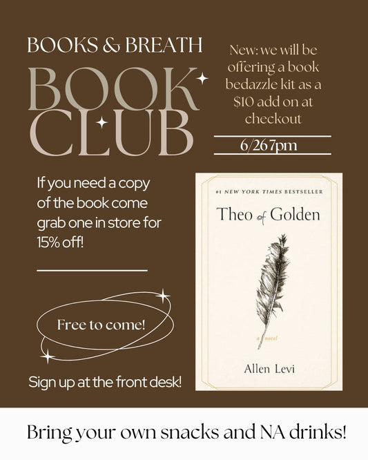 Theo of Golden by Allen Levi- Book Club Meeting 6/26 7pm with Adri