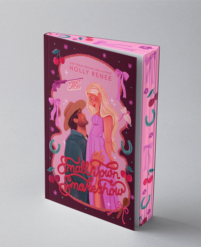 Small-town Smokeshow website and signing exclusive: with gold and foil sprayed edges The Calloway Ranch Series by Holly Renee