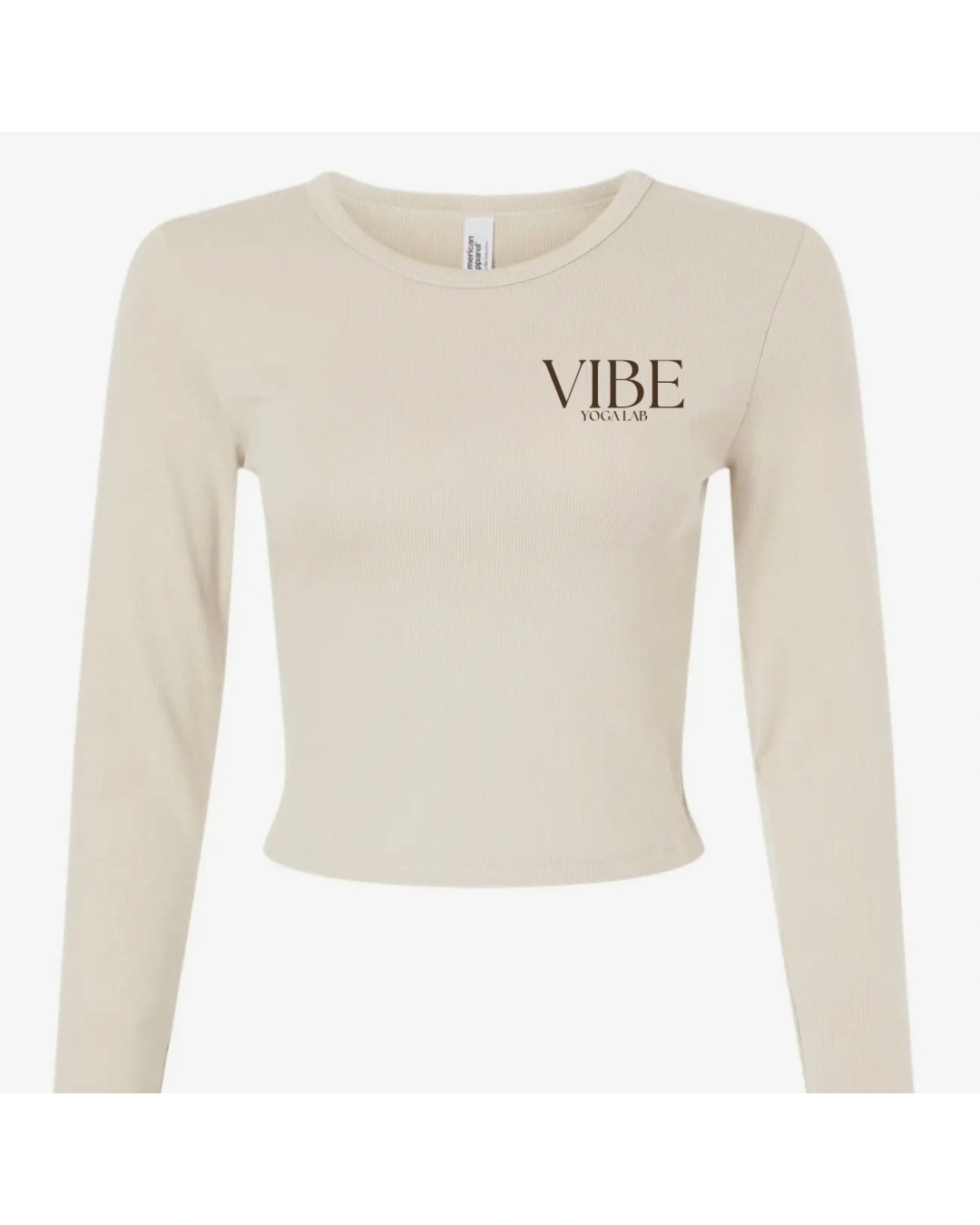 Light tan long sleeve Vibe shirt