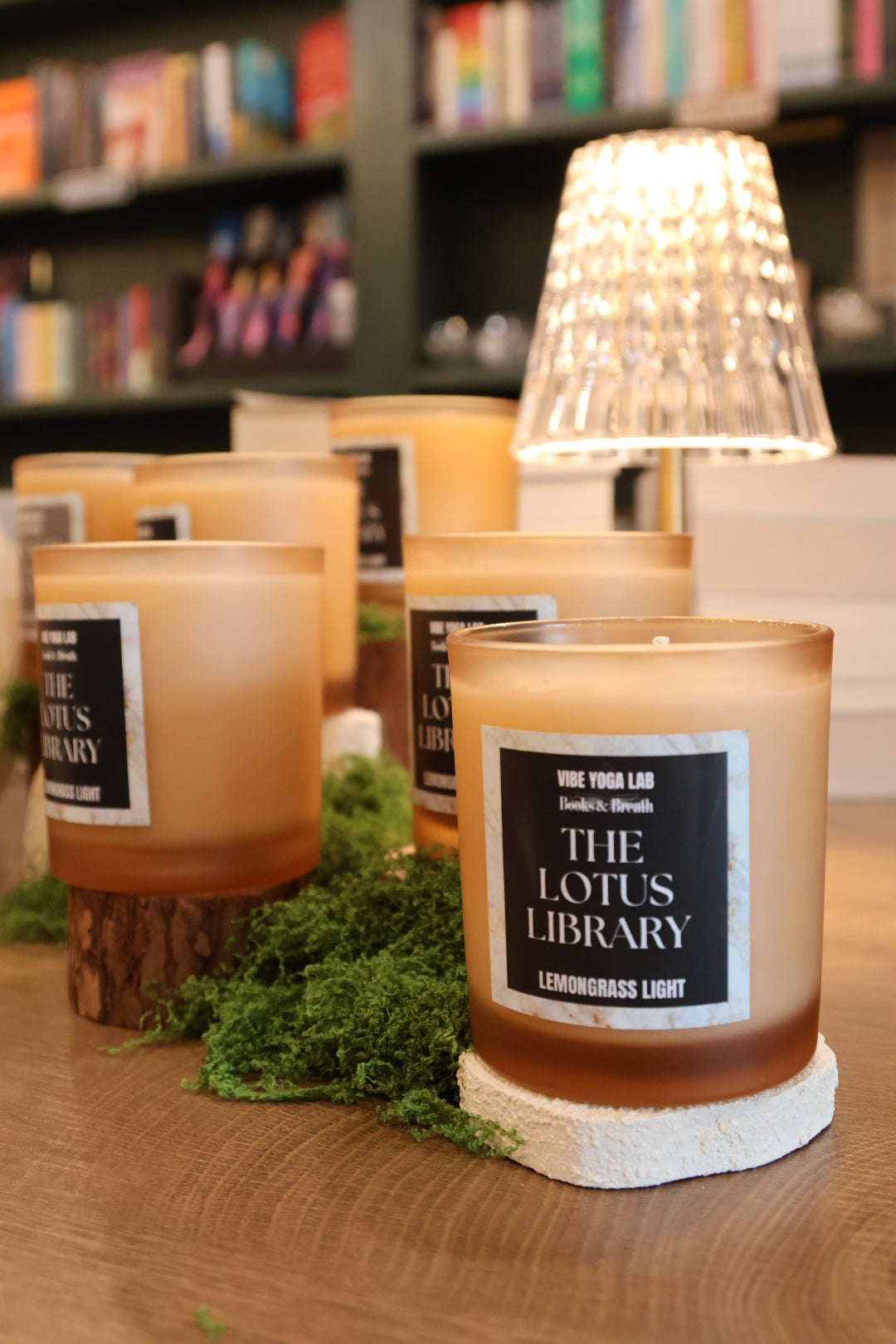 The Lotus Library Candle