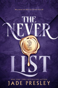 The Never List by Jade Presley